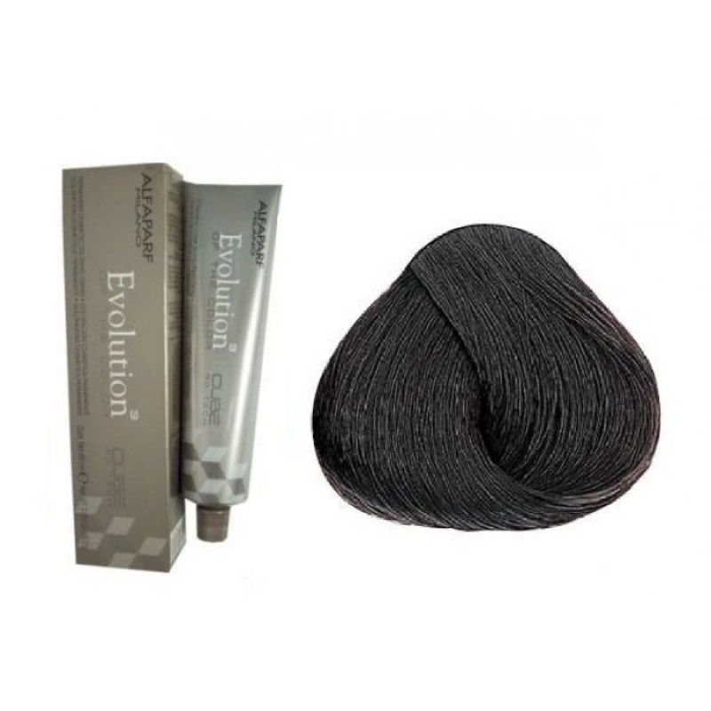 Alfaparf Evolution of the Color CUBE hajfesték - 4 60ml Medium Natural Brown képe 1
